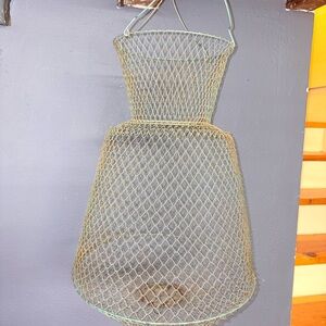 Vintage French Fishing Basket